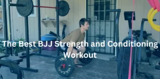 Title Image for Jordan demonstrates the trap bar deadlift for bjj workout