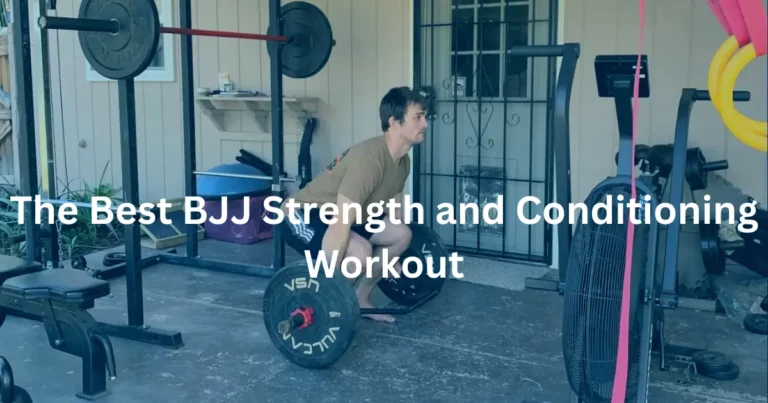 Title Image for Jordan demonstrates the trap bar deadlift for bjj workout